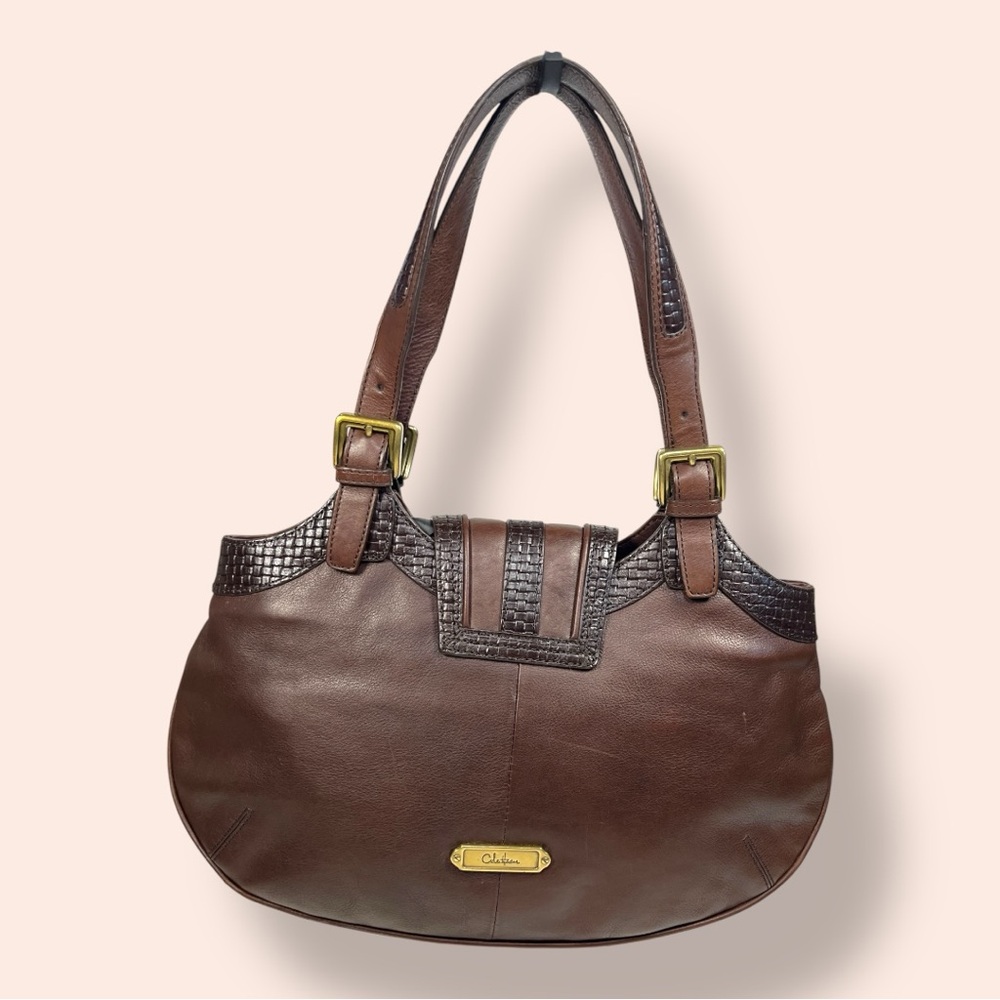 Cole Haan Brown Leather Hobo Shoudler Bag - Picture 3 of 13